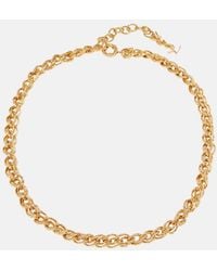 Saint Laurent - Cassandre Chain Necklace - Lyst