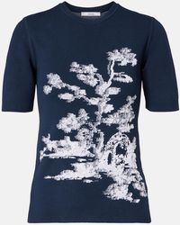 Erdem - Top En Jacquard - Lyst