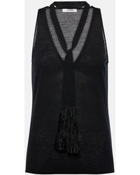 Dorothee Schumacher - Refined Essentials Wool And Cotton Tank Top - Lyst
