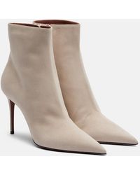 Paris Texas - Ankle Boots Vera 85 Aus Veloursleder - Lyst