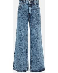 Marni - High-rise Wide-leg Jeans - Lyst