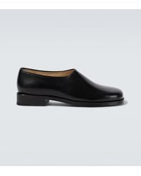 Lemaire - Anatomic Leather Slip-On Loafers - Lyst