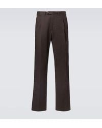 Saman Amel - Amo Cotton And Cashmere Straight Pants - Lyst