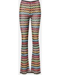 Missoni - Zigzag Lame Flared Pants - Lyst