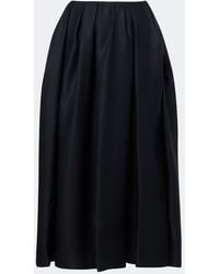 KHAITE - Adara Pleated Silk Maxi Skirt - Lyst
