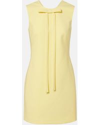 Emilia Wickstead - Sorra Bow-Detail Minidress - Lyst