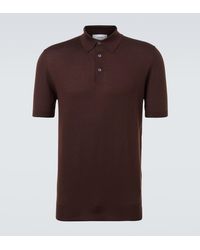 Lardini - Virgin Wool Polo Shirt - Lyst