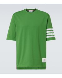 Thom Browne - 4-Bar Cotton Jersey T-Shirt - Lyst
