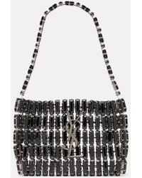 Saint Laurent - Cassandre Micro Embellished Top-Handle Bag - Lyst