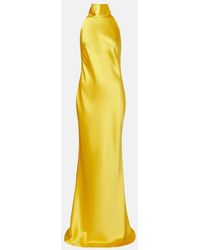 Ralph Lauren - Robe Chilton Aus Satin - Lyst