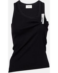 Coperni - Washing Clip Cotton Jersey Tank Top - Lyst