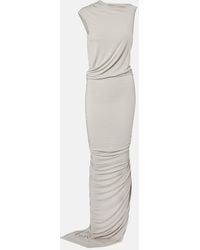 Rick Owens - Eva Draped Jersey Gown - Lyst
