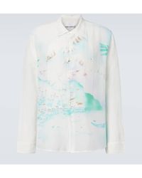 Our Legacy - Adorn Printed Cotton And Silk Shirt - Lyst