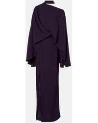 ‎Taller Marmo - Brooks Scarf-Detail Crepe Cady Gown - Lyst