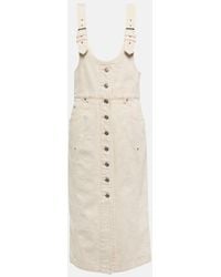 Isabel Marant - Miniabito Di Jeans Filipine - Lyst