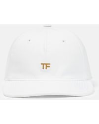 Tom Ford - Logo Cotton Canvas Baseball Cap - Lyst