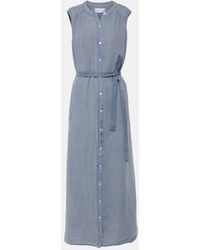 Velvet - Luna Linen Maxi Dress - Lyst