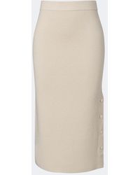 Max Mara - Wool And Cashmere Midi Skirt - Lyst
