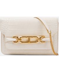 Tom Ford - Whitney Small Croc-effect Leather Shoulder Bag - Lyst