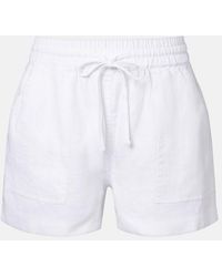 Velvet - Sutton Linen Shorts - Lyst