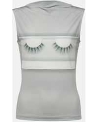 Acne Studios - X Katerina Jebb Printed Jersey Top - Lyst