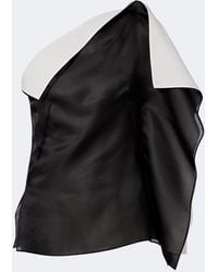 Rohe - Draped One-Shoulder Silk Top - Lyst