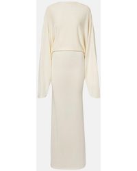AYA MUSE - Open-Back Sheer Maxi Dress - Lyst