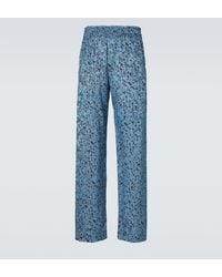 Dries Van Noten - Printed Straight Pants - Lyst