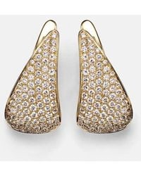 Anita Ko - Claw 18Kt Earrings With Diamonds - Lyst