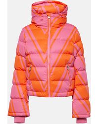 Perfect Moment - Polar Flare Printed Down Jacket - Lyst