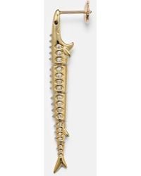 Yvonne Léon - Marlin Gm 9Kt Single Earring With Diamonds - Lyst