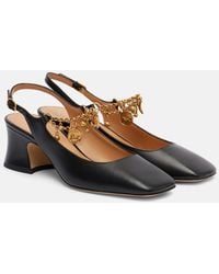 Chloé - Slingback-Pumps Charms 55 Aus Lackleder - Lyst