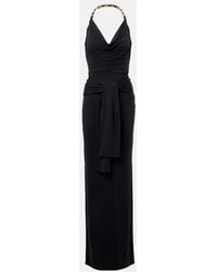 Balmain - Draped Gathered Gown - Lyst