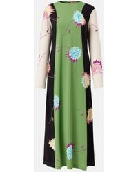 La DoubleJ - Robe Longue Swing Imprimee - Lyst
