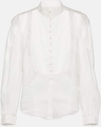 Isabel Marant - Balesa Cotton And Silk Shirt - Lyst