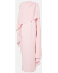 ROKSANDA - Demetria Caped Crepe Maxi Dress - Lyst