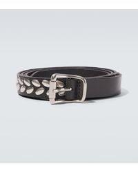 Lemaire - Almond Stud Leather Belt - Lyst