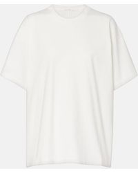The Row - Lavinia Cotton Jersey T-Shirt - Lyst
