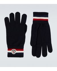 Moncler Handschuhe aus Schurwolle - Schwarz
