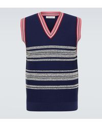 Wales Bonner - Shade Striped Sweater Vest - Lyst