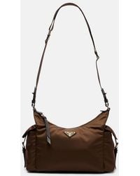 Prada - Explore Re-Nylon Large Shoulder Bag - Lyst