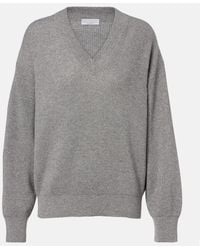 Brunello Cucinelli - Ribbed-Knit Cashmere-Blend Sweater - Lyst