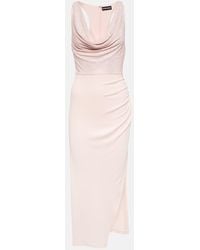 David Koma - Abito Midi Con Cristalli - Lyst