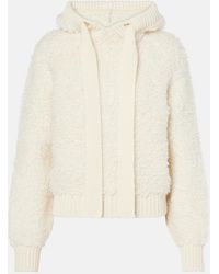 Jet Set - Jennifer Wool-Blend Hoodie - Lyst