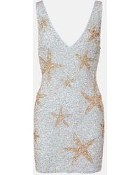 RIXO London - Christabel Sequined Minidress - Lyst