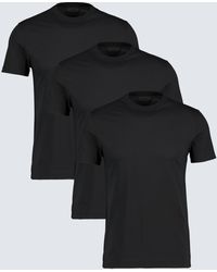 Prada - Cotton Jersey T-shirt - Lyst