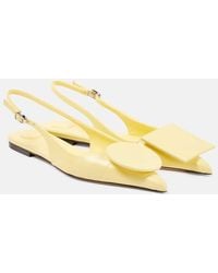 Jacquemus - Les Slingbacks Duelo Leather Ballet Flats - Lyst