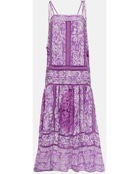 FARM Rio - Robe Longue Imprimee En Coton - Lyst