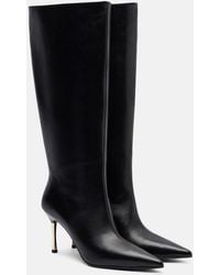 Gucci - Bombshell Leather Knee-High Boots - Lyst