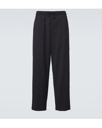 Loewe - Wool Straight Pants - Lyst